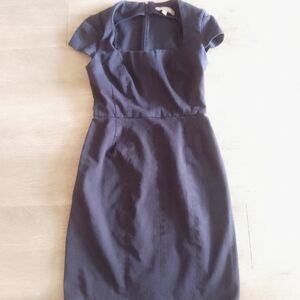 Banana Republic Dark Blue Midi Dress